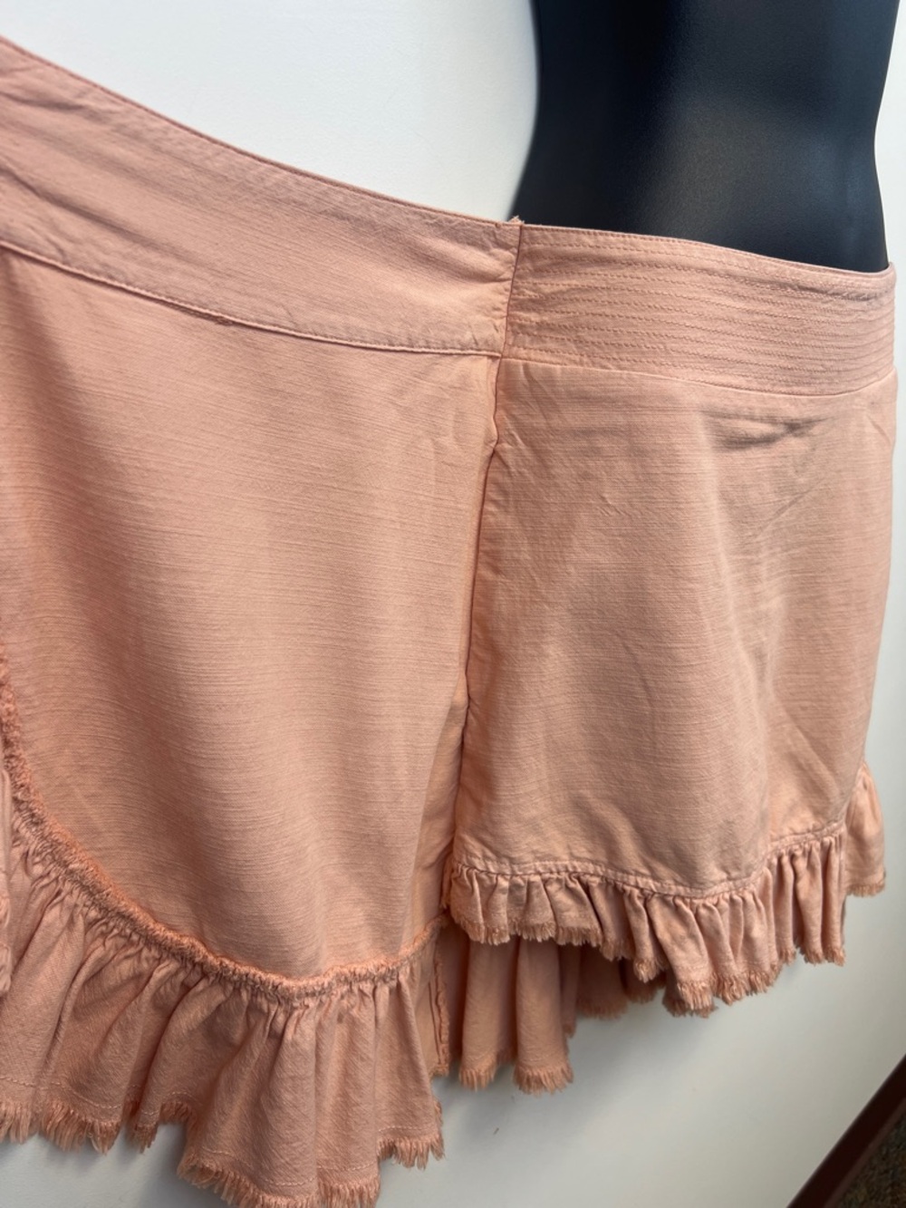 Anthropologie Pilcro Women's Chic Flirty Peach Nettie Ruffle Tie Skirt Size XSP - Picture 15 of 16